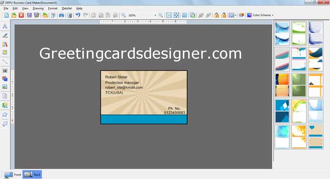Business Cards Designer software